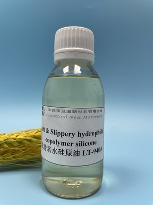 120 กก./ถังน้ำยาปรับผ้านุ่มซิลิโคนใสหนืด Hydrophilic 90% เนื้อหาที่ใช้งาน, น้ำมันซิลิโคน Silky hydrophilic