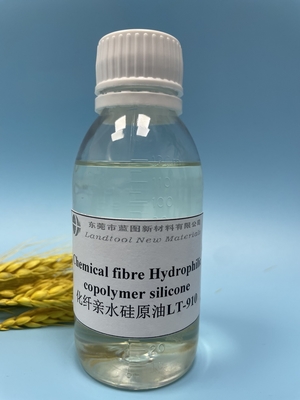 90% Hydrophilic Copolymer น้ำมันซิลิโคนสำหรับเส้นใยเคมี Pale Yellow Transparent